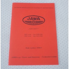 SPARE PARTS CATALOG -  JAWA 250,350 SPORT